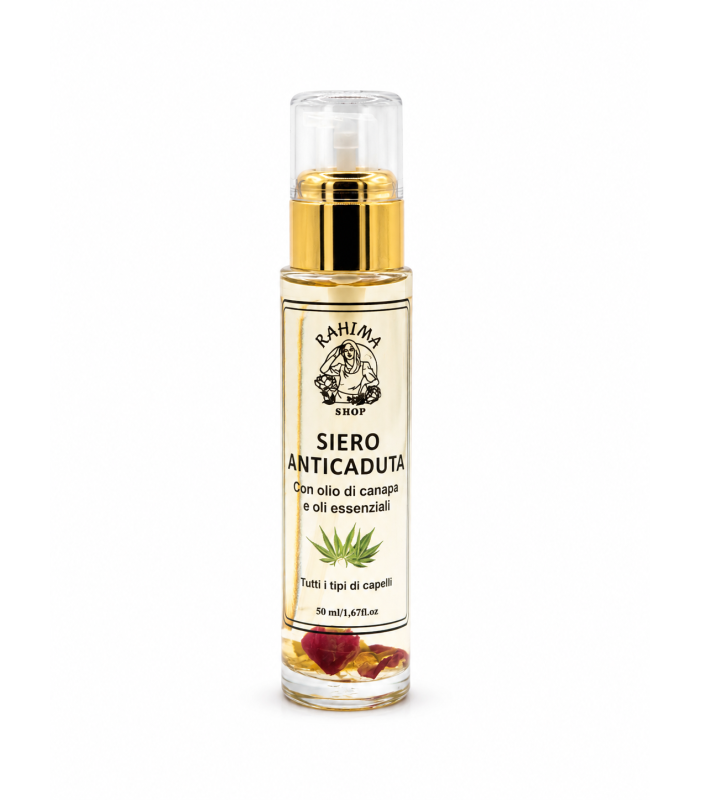 Siero Anticaduta con Olio di Canapa e Oli Essenziali